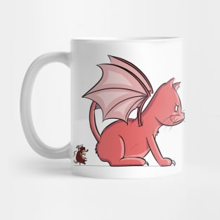 The Quest of the Red Dragoncat Mug